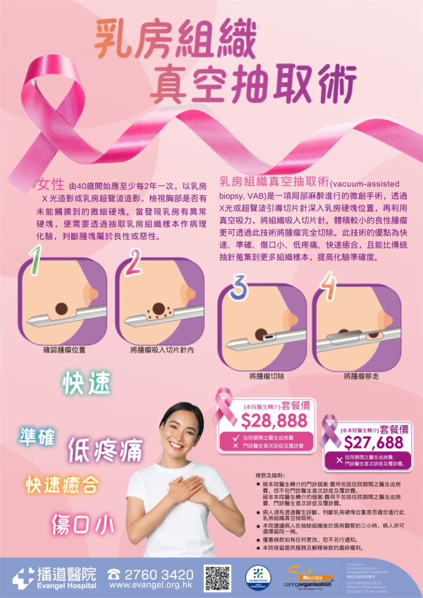 乳房組織真空抽取術